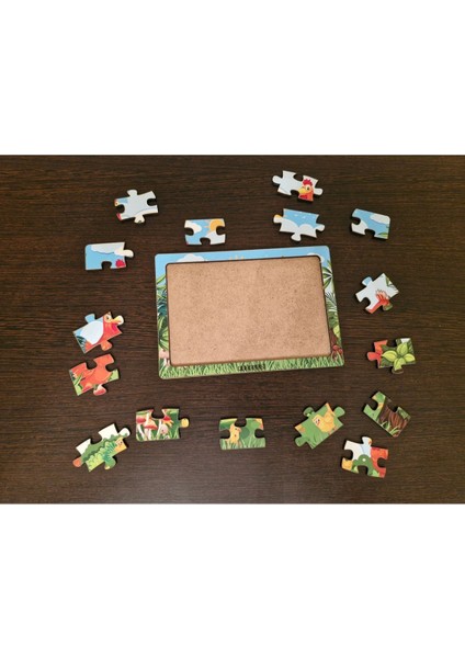 Tavuk ve Ailesi 16 Parça Eğitici Öğretici Ahşap Çocuk Puzzle Yapboz Bebek Çocuk Oyuncak fırsatları