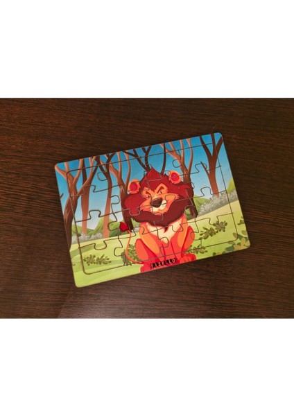 Aslan 16 Parça Eğitici ve Öğretici Ahşap Çocuk Puzzle & Yapboz Bebek Çocuk Oyuncak modelleri