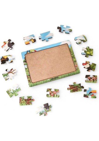 Tukanlar 16 Parça Eğitici Öğretici Ahşap Çocuk Puzzle Yapboz Bebek Çocuk Oyuncak fiyatları