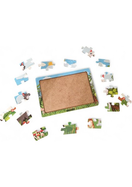Kediler ve Fare 16 Parça Eğitici Öğretici Ahşap Çocuk Puzzle Yapboz Bebek Çocuk Oyuncak fiyatları