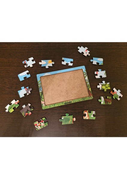 Kediler ve Fare 16 Parça Eğitici Öğretici Ahşap Çocuk Puzzle Yapboz Bebek Çocuk Oyuncak fırsatları