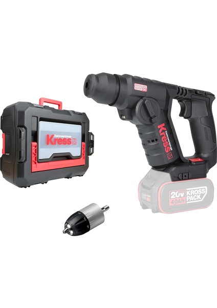 KUC50.91 20VOLT Kömürsüz 1.7j Profesyonel Sds-Plus Pnömatik Şarjlı Matkap + 10MM Mandren (Akü Dahil Değildir)