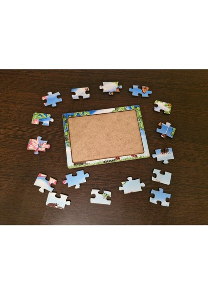Kelebekler - 16 Parça Eğitici Öğretici Ahşap Çocuk Puzzle Yapboz Bebek Çocuk Oyuncak fırsatları