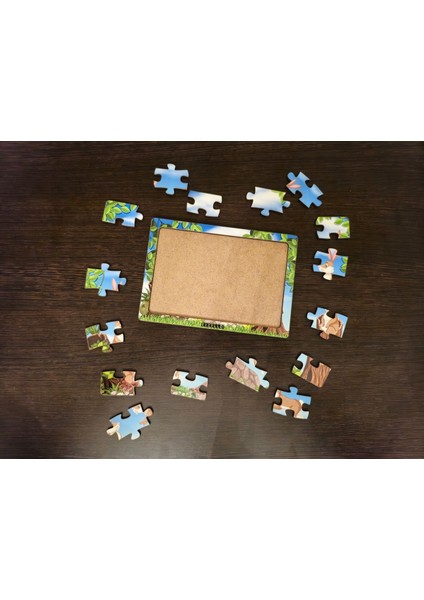 Tavşanlar 16 Parça Eğitici Öğretici Ahşap Çocuk Puzzle Yapboz Bebek Çocuk Oyuncak fırsatları