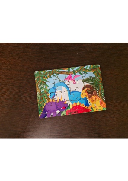 Dinozorlar 16 Parça Eğitici ve Öğretici Ahşap Çocuk Puzzle & Yapboz Bebek Çocuk Oyuncak fırsatları