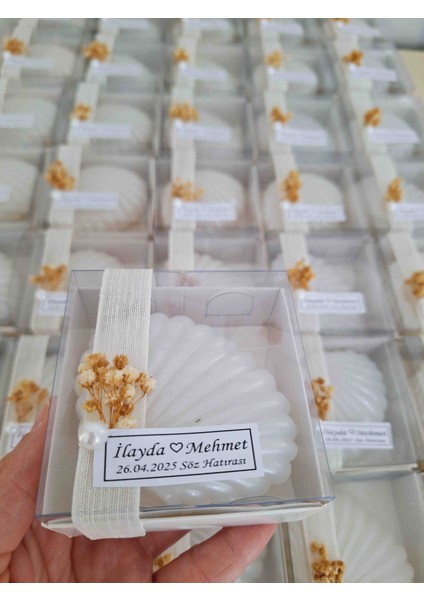 Incili Istiridye Mum Söz,nişan,nikah,mevlüt Hediyeliği