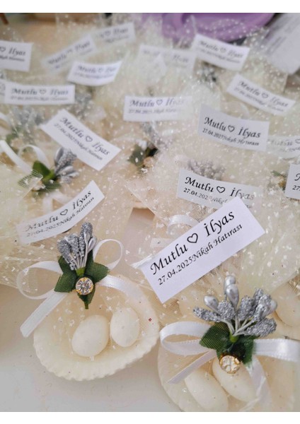 Denizkabuğu Magnet 25 Adet Nikah Hediyeliği