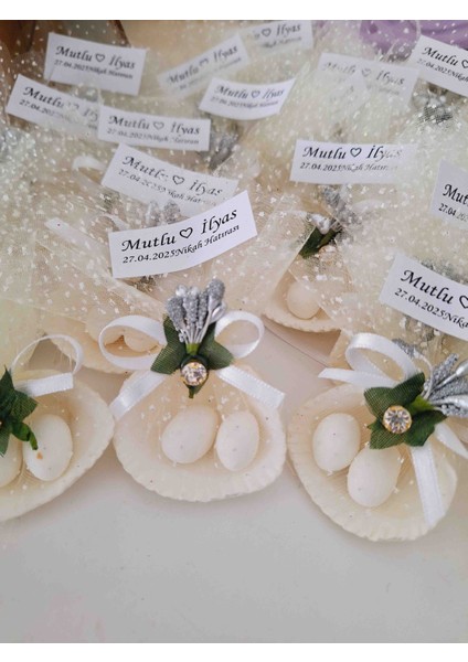 Denizkabuğu Magnet 25 Adet Nikah Hediyeliği fiyatları