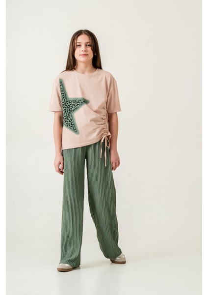 Kız Çocuk Yıldız Baskılı Ikili Dokuma Takım 7274 fiyatları