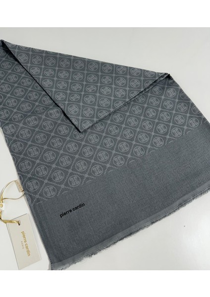 Elegans Monogram Şal-75 x 190-090700-971 Gri fiyatları