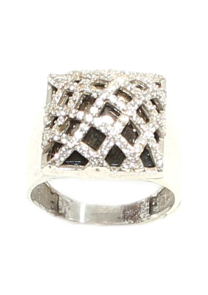 925 Ayar Gümüş Modern Tasarım Yüzük