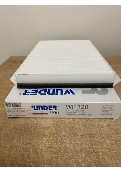 Wunder WP120 Polen Filtresi Crafter 2.0tdı 2.5tdı (2006-2015) / Sprinter 2.0tdı 2.5tdı (2006-2015)