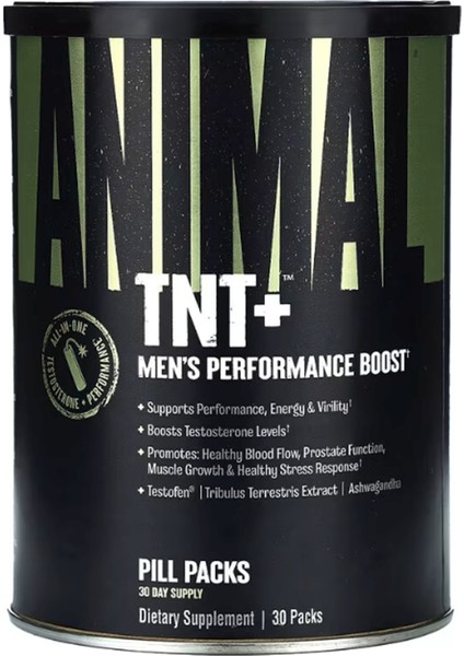 Animal, Tnt+ Comprehensive Test, Health & Performance Pack, 30 Packs.avrupa Değildir. Abd VERSIONDUR.3991