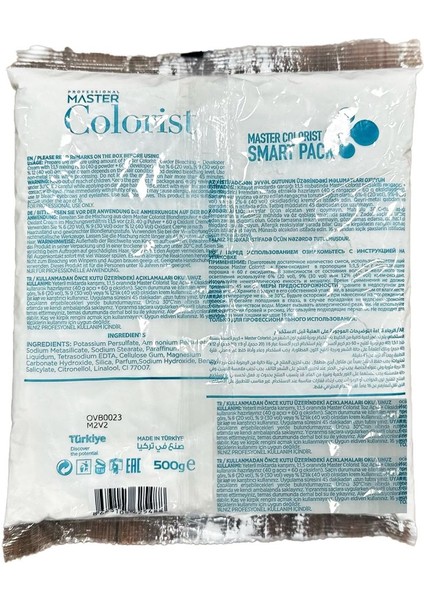 Master Colorist Toz Saç Açıcı Oryal (Beyaz) 2000 gr 2 kg + 1000 ml 40 Volum Oksidan