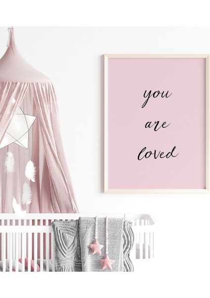 Pembe Vintage Kız Çocuk ve Bebek Odası Çoklu Tablo Seti, Çocuk Odası Tablosu modelleri