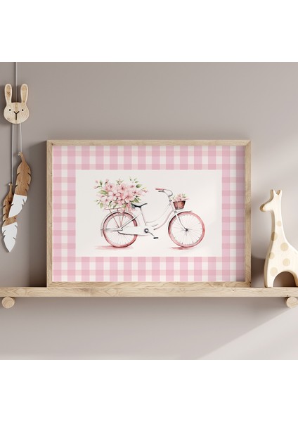 Pembe Vintage Kız Çocuk ve Bebek Odası Çoklu Tablo Seti, Çocuk Odası Tablosu fırsatları