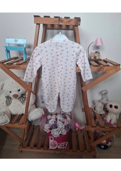 Kız Bebek Çiçek Desenli Patikli Tulum fiyatları