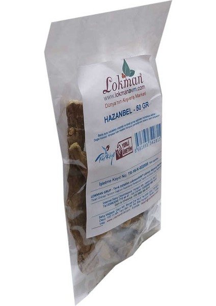 Doğal Hazanbel Kökü 50 gr Paketli fırsatları