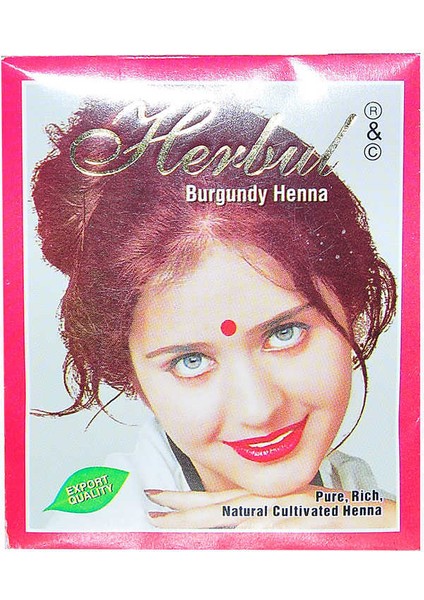 Kızıl Hint Kınası (Burgundy Henna) 10 gr Paket fırsatları