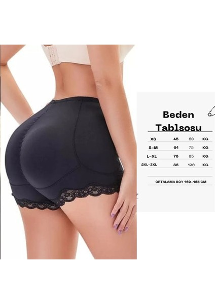 Kadın Yastıklı Popo Kaldırıcı Dolgunlaştırıcı Şekillendirici Pop-Up Korse Kalça Hip Dips Basen Korse