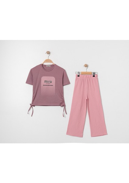 Kız Çocuk Mıu Taşlı Ikili Dokuma Takım G-7276