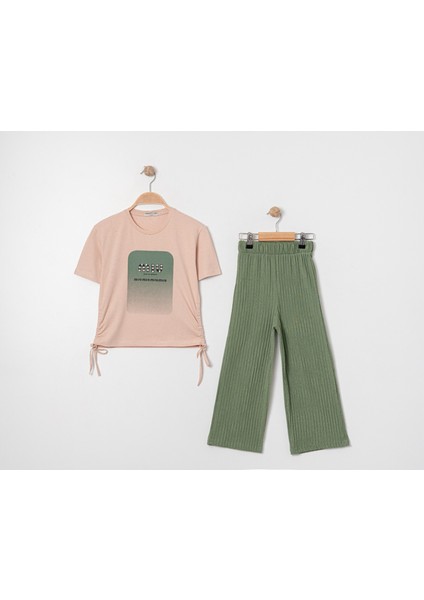 Kız Çocuk Mıu Taşlı Ikili Dokuma Takım G-7276