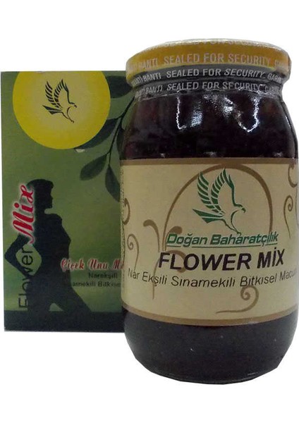 Flower Mix Nar Ekşili Sinamekili Macunu Cam Kavanoz 450 gr