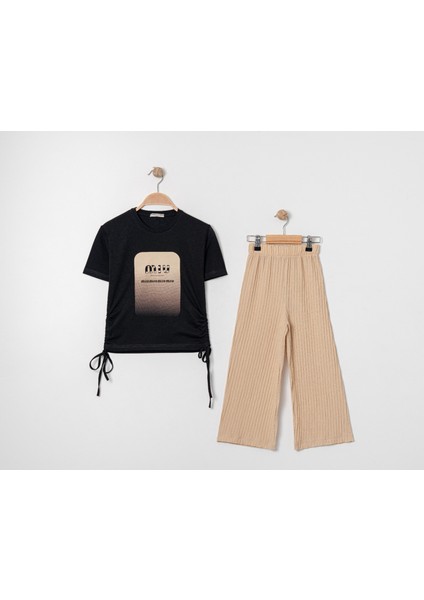 Kız Çocuk Mıu Taşlı Ikili Dokuma Takım G-7276