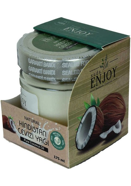 Hindistan Cevizi Yağı Soğuk Pres Saf Doğal Cam Kavanoz 175 gr fiyatları