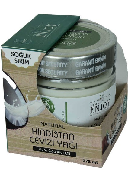 Hindistan Cevizi Yağı Soğuk Pres Saf Doğal Cam Kavanoz 175 gr modelleri
