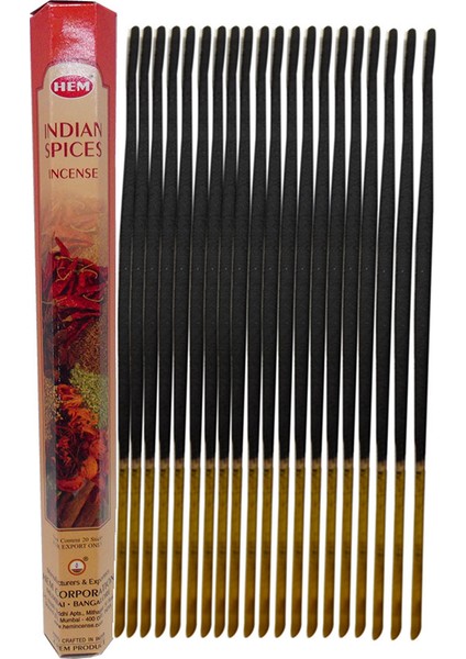 Hint Baharatları Kokulu 20 Çubuk Tütsü - Indian Spices fiyatları