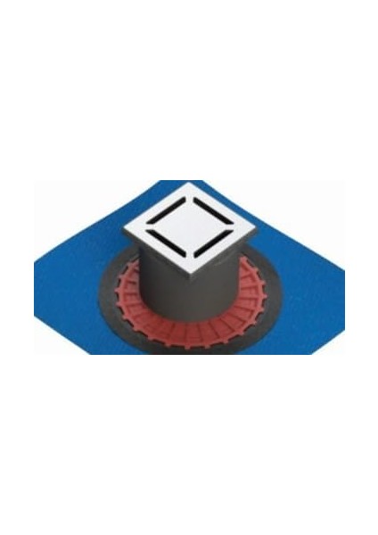 V-Flow Kare 5607270 Duş Kanalı, Yandan Çıkışlı, 15X15 Cm, Parlak Krom fiyatları