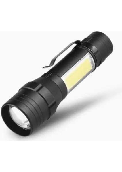 T6-19 Şarjlı 4 Modlu Orta Boy El Feneri Açık Havada Kamp, Yürüyüş Feneri modelleri