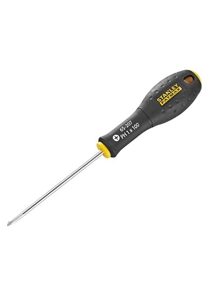 - Fatmax Tornavida Phillips Ph1 100 mm Schwertlaenge Krom-Vanadyum Ergonomik Yumuşak Saplı El, 0-65-207 modelleri
