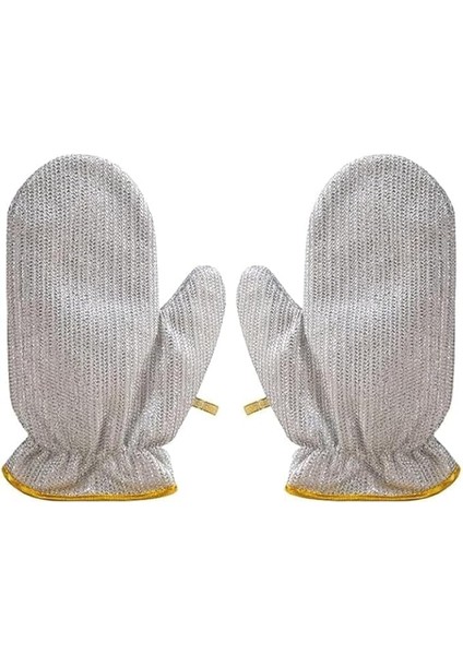 Folyo Kaplı Bulaşık Eldiveni, Su Geçirmez, Tel Temizleme Özellikli, Tencere Temizleyici fiyatları