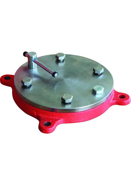 7401300100 Sabit Mengene Altlığı, Kırmızı, 100 mm
