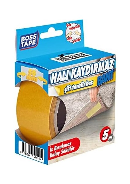 Tape Halı Yapıştırma Bandı, Halı Kaydırmaz 50MM x 5mt modelleri