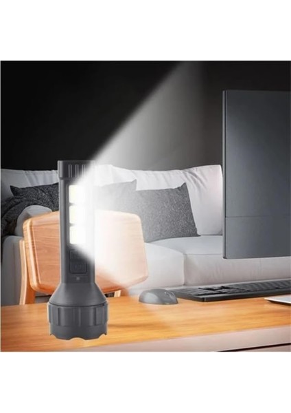 659 USB Şarjlı El Feneri Cob Yan Işık Güçlü El Feneri USB Şarj Edilebilir Açık Kamp Lambası Taşınabilir fiyatları