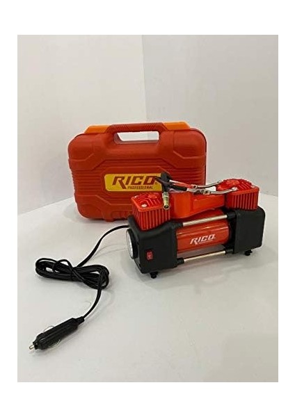 FY-002C-1 Çift Silindirli Metal Mini Hava Kompresörü 12 Volt modelleri