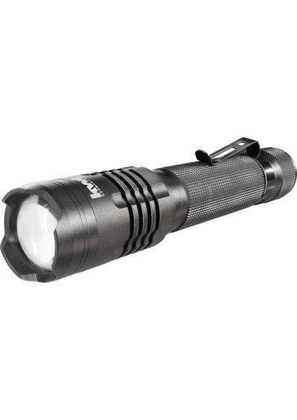 LED Teknolojili Alüminyum Cep Lambası, 6 Aaa Pil Dahil, Ansı Fl 1 Standart, 2 Aydınlatma Modlu Lamba + Zoom Odaklama