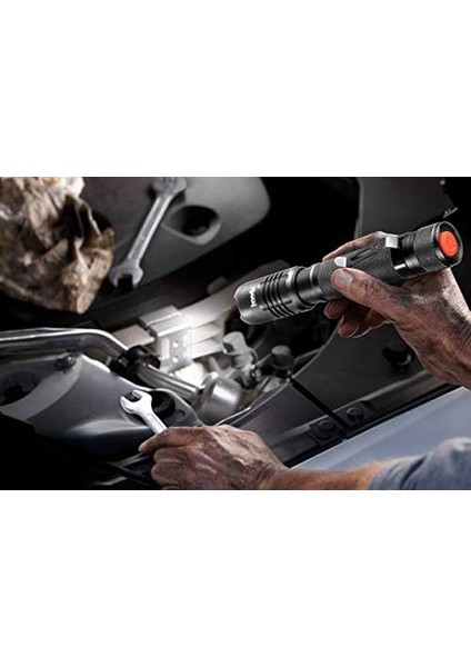 LED Teknolojili Alüminyum Cep Lambası, 6 Aaa Pil Dahil, Ansı Fl 1 Standart, 2 Aydınlatma Modlu Lamba + Zoom Odaklama fiyatları