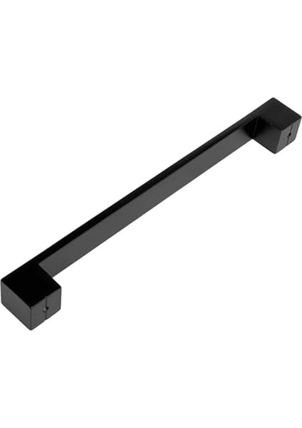 ve Banyo Dolabı Kapakları ve Çekmeceler Için Kalın Metal Kulp Paslanmaz Alüminyum Mobilya Dolap Kulbu 192MM Mat Siyah 2 Adet