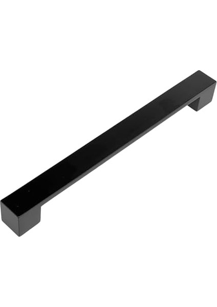 ve Banyo Dolabı Kapakları ve Çekmeceler Için Kalın Metal Kulp Paslanmaz Alüminyum Mobilya Dolap Kulbu 192MM Mat Siyah 2 Adet
