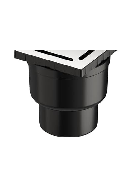 V-Flow Kare 5608277 Duş Kanalı, Alttan Çıkışlı, 10X10 Cm, Dk 100 Kapak, Parlak Krom modelleri