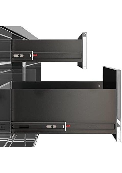 Galvanizli Teleskopik Çekmece Rayı 43X400 fiyatları