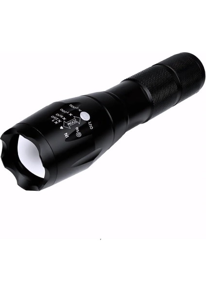 El Feneri Yüksek Parlaklık, Şarj Edilebilir ve Taşınabilir, 500 Lümen El Feneri Güçlü, Kamp Ekipmanları ve Acil Durumlar Için Yüksek Aydınlatma USB Şarjlı Fener, Enerji Tasarruflu Yürüyüş Feneri