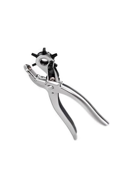 6 Farklı Boyutta Kemer Delme Pensesi Deri Delici Delik Açıcı Alet Paslanmaz Çelik Gövde Emniyet Kilidi ile Pratik Kullanım modelleri