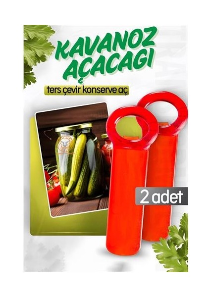 Modacar Kavanoz Açacağı Konserve Açacağı 2 Adet