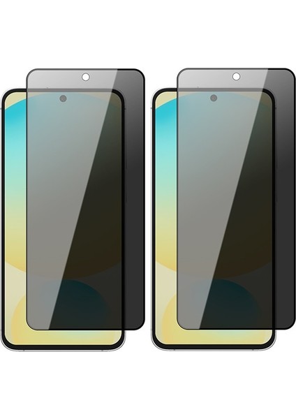 Samsung Galaxy S24 FE Uyumlu Warrior Hardness Privacy Hayalet Cam Ekran Koruyucu 2 Adet