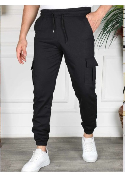 Kargo Cepli Jogger Fit Erkek Eşofman Altı